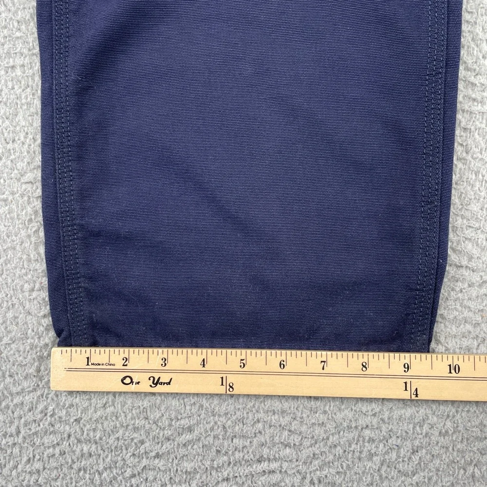 Carhartt Work Pant Mens 36x32 Navy FRB159-DNY Loose Fit Canvas Utility FR CAT 2